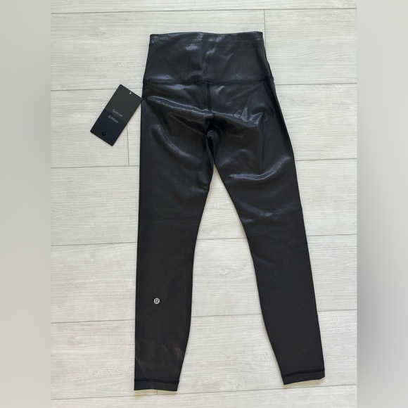 Brand New Lululemon Wunder Train High Rise Leggings 25” Foil - Picture 3 of 4